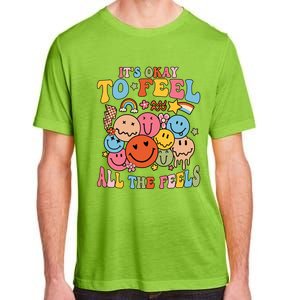 ItS Okay To Feel All The Feel Tal Health Emotions Gift Adult ChromaSoft Performance T-Shirt