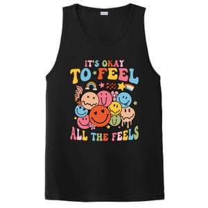 ItS Okay To Feel All The Feel Tal Health Emotions Gift PosiCharge Competitor Tank