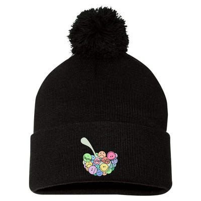 Its Okay To Feel All The Feelings Pom Pom 12in Knit Beanie