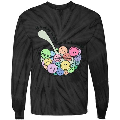 Its Okay To Feel All The Feelings Tie-Dye Long Sleeve Shirt