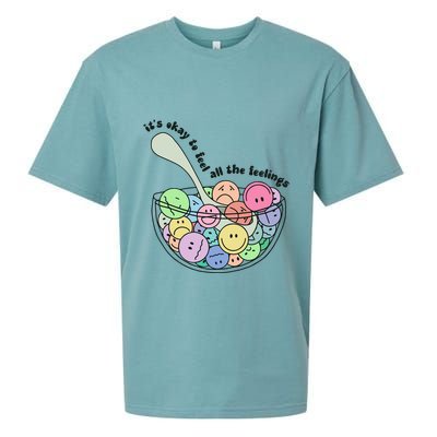 Its Okay To Feel All The Feelings Sueded Cloud Jersey T-Shirt