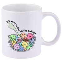 Its Okay To Feel All The Feelings 11oz C Handle Ceramic Mug