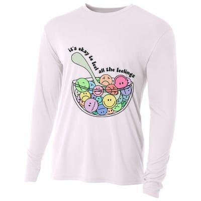 Its Okay To Feel All The Feelings Cooling Performance Long Sleeve Crew
