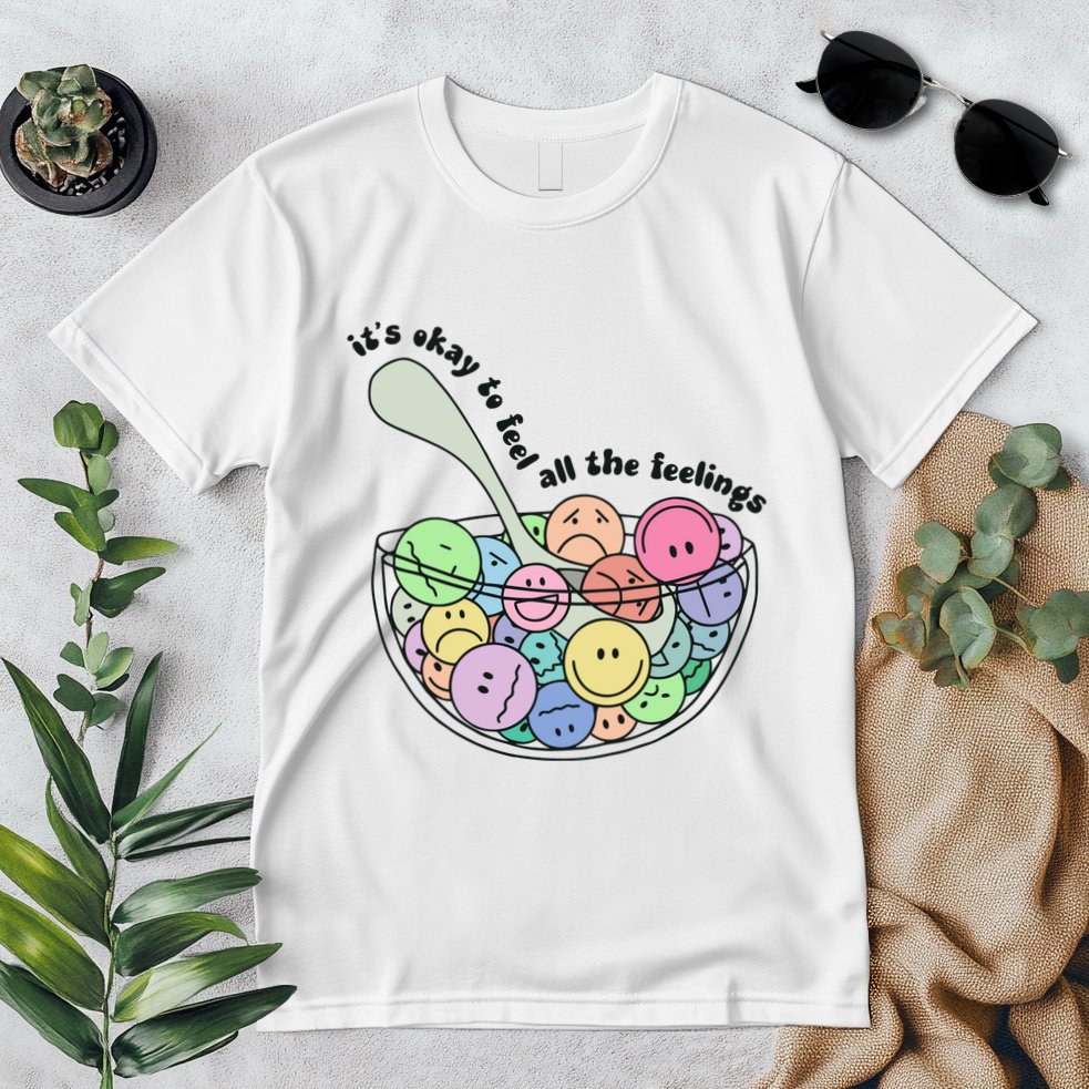 Its Okay To Feel All The Feelings Premium T-Shirt