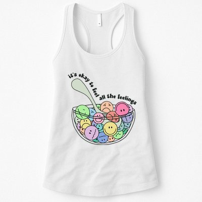 Its Okay To Feel All The Feelings Womens Tank Top
