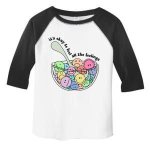 Its Okay To Feel All The Feelings Toddler Fine Jersey T-Shirt