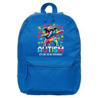 It’S Ok To Be Different Autism Awareness Dabbing Elephant Gift 16 in Basic Backpack