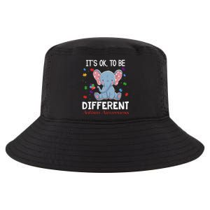 It's Ok To Be Different Elephant Autism Awareness Cool Comfort Performance Bucket Hat