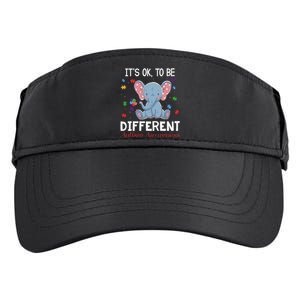 It's Ok To Be Different Elephant Autism Awareness Adult Drive Performance Visor