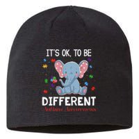 It's Ok To Be Different Elephant Autism Awareness Sustainable Beanie