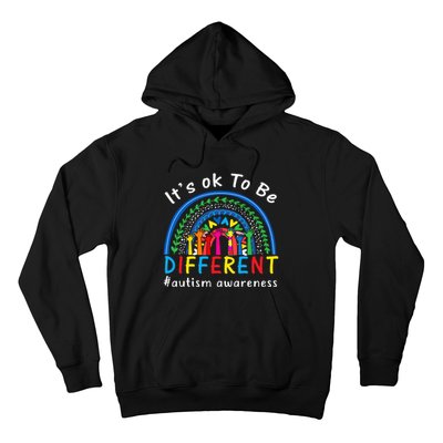 It's Ok To Be Different Autism Awareness Rainbow Hoodie