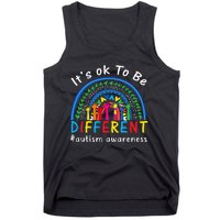 It's Ok To Be Different Autism Awareness Rainbow Tank Top