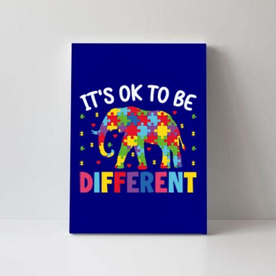 ItS Ok To Be Different Elephant Design Gift Canvas