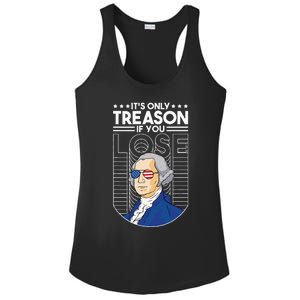 It's Only Treason if You Lose George Washington Ladies PosiCharge Competitor Racerback Tank