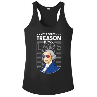 It's Only Treason if You Lose George Washington Ladies PosiCharge Competitor Racerback Tank