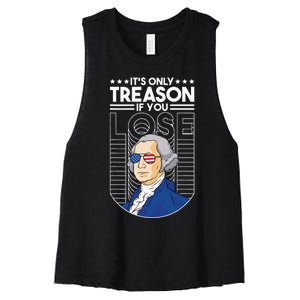 It's Only Treason if You Lose George Washington Women's Racerback Cropped Tank