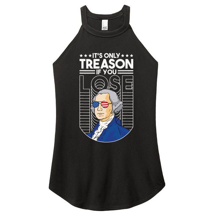 It's Only Treason if You Lose George Washington Women's Perfect Tri Rocker Tank