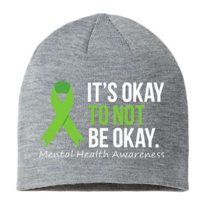 Its Okay To Not Be Okay Mental Health Awareness Sustainable Beanie