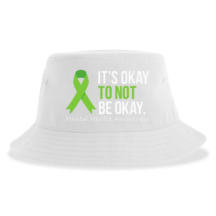 Its Okay To Not Be Okay Mental Health Awareness Sustainable Bucket Hat