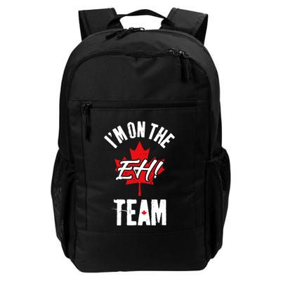 Im On The Eh Team Sports Funny Happy Canada Day Backpack
