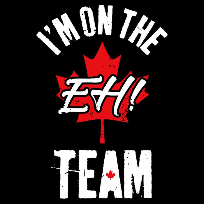 Im On The Eh Team Sports Funny Happy Canada Day Sustainable Bucket Hat