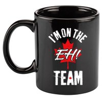 Im On The Eh Team Sports Funny Happy Canada Day 11oz C Handle Ceramic Mug