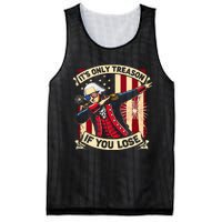 ItS Only Treason If You Lose 4th Of July George Washington Mesh Reversible Basketball Jersey Tank