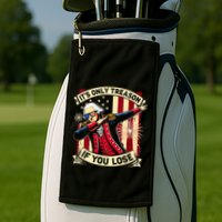ItS Only Treason If You Lose 4th Of July George Washington Golf Towel