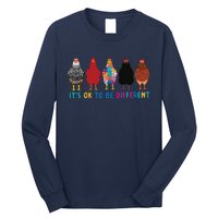 Its Ok To Be Different Cute Chickens Autism Awareness Tee 6178 Long Sleeve Shirt