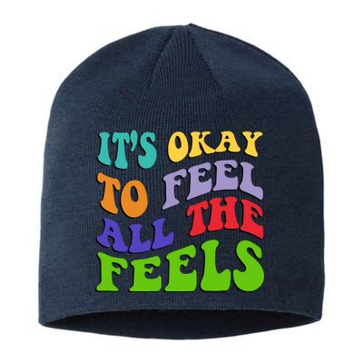 ItS Okay To Feel All The Feels Sustainable Beanie