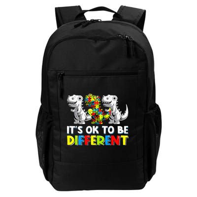 It's Ok To Be Different Dinosaur Autism Awareness Gifts Backpack