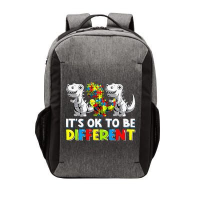 It's Ok To Be Different Dinosaur Autism Awareness Gifts Vector Backpack