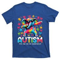 It’S Ok To Be Different Autism Awareness Dabbing Elephant Cute Gift T-Shirt