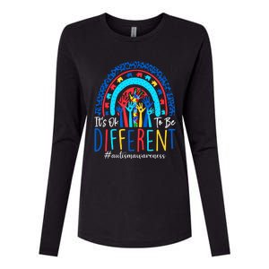 Its Ok To Be Different Autism Awareness Acceptance Gift Womens Cotton Relaxed Long Sleeve T-Shirt