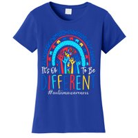 Its Ok To Be Different Autism Awareness Acceptance Gift Women's T-Shirt