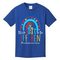 Its Ok To Be Different Autism Awareness Acceptance Gift Kids T-Shirt