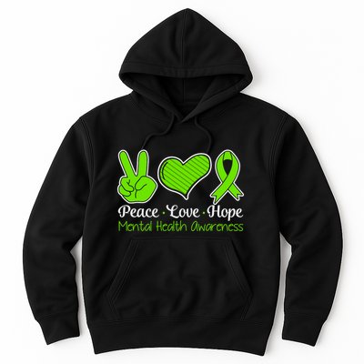 Its Okay To Not Be Okay Mental Health Awareness Ribbon Hoodie
