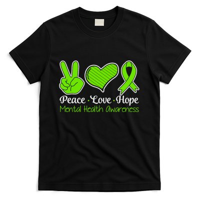 Its Okay To Not Be Okay Mental Health Awareness Ribbon T-Shirt