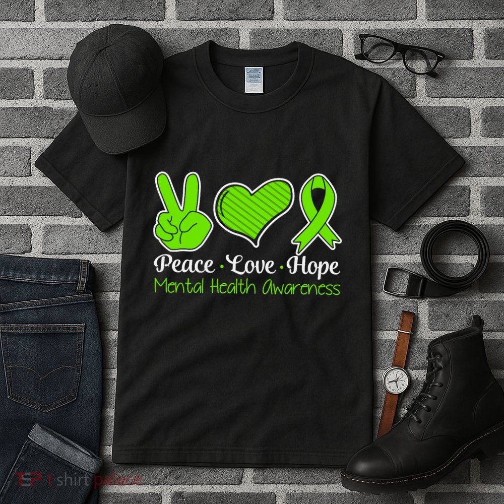 Its Okay To Not Be Okay Mental Health Awareness Ribbon Tall T-Shirt