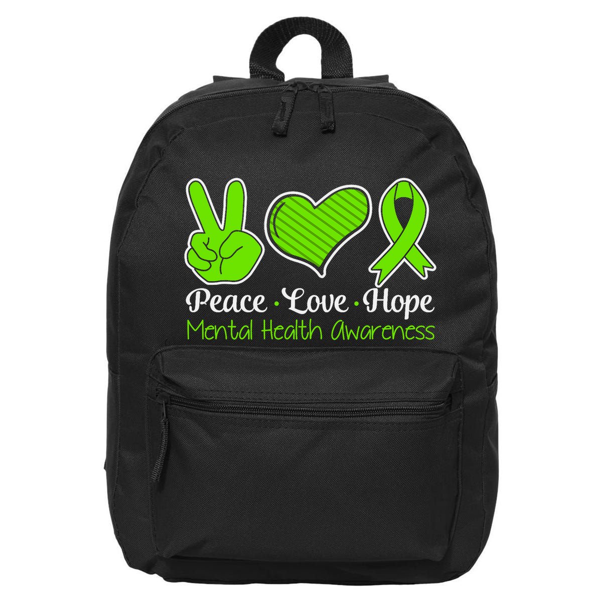 Its Okay To Not Be Okay Mental Health Awareness Ribbon 16 in Basic Backpack