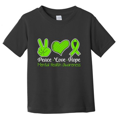 Its Okay To Not Be Okay Mental Health Awareness Ribbon Toddler T-Shirt