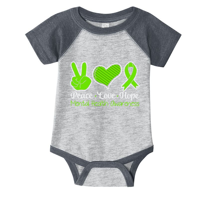 Its Okay To Not Be Okay Mental Health Awareness Ribbon Infant Baby Jersey Bodysuit
