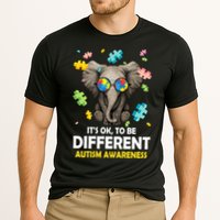 It's Ok To Be Different Elephant Autism Awareness Puzzle Meaningful Gift Cooling Performance Crew T-Shirt
