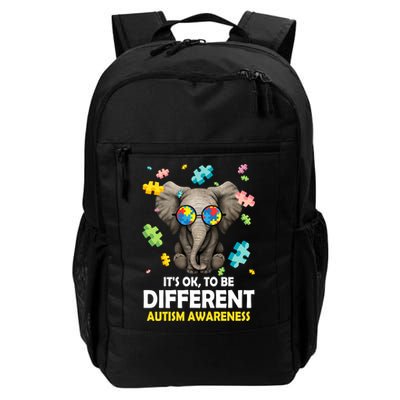 It's Ok To Be Different Elephant Autism Awareness Puzzle Meaningful Gift Backpack