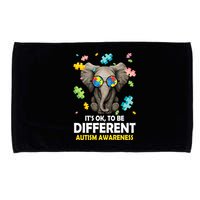 It's Ok To Be Different Elephant Autism Awareness Puzzle Meaningful Gift Microfiber Hand Towel