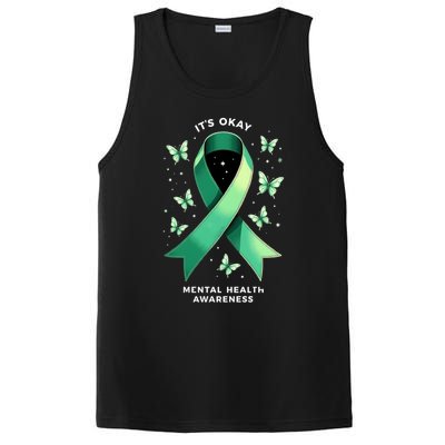 ItS Okay Tal Health Awareness Green Ribbon Great Gift PosiCharge Competitor Tank