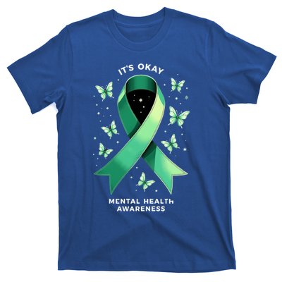 ItS Okay Tal Health Awareness Green Ribbon Great Gift T-Shirt