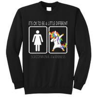 It's Ok To Be A Little Different Schizophrenia Awareness Sweatshirt