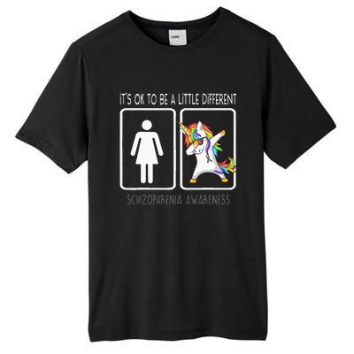 It's Ok To Be A Little Different Schizophrenia Awareness Tall Fusion ChromaSoft Performance T-Shirt