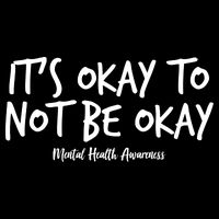 It's Okay To Not Be Okay Mental Health Awareness Youth Performance Sprint T-Shirt